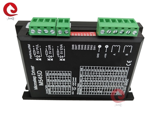Junqi Nema23/34 स्टेपर ड्राइवर DM545D 4.5A 24 ~ 50VDC 2 चरण स्टेपर मोटर नियंत्रक के लिए सीएनसी उत्कीर्णन मशीन