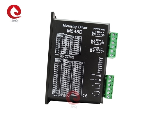 Junqi 2 चरण स्टेपर ड्राइवर M545D 24-50VDC 1.5-4.5A 57 मिमी/86 मिमी स्टेपिंग मोटर के लिए