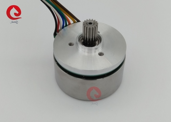 JQ45BLW27-24V-6170A-G01 फ्लैट आउट रोटर BLDC मोटर 24V 27mm 130mN.M संतुलन उपकरणों के लिए उच्च टोक़