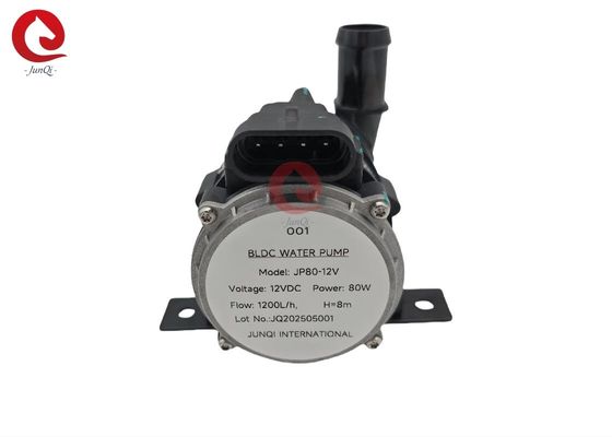 JUNQI कम वोल्टेज 12VDC 80W इलेक्ट्रिक बस शीतल पंप नए ऊर्जा वाहनों के लिए इलेक्ट्रॉनिक पानी पंप