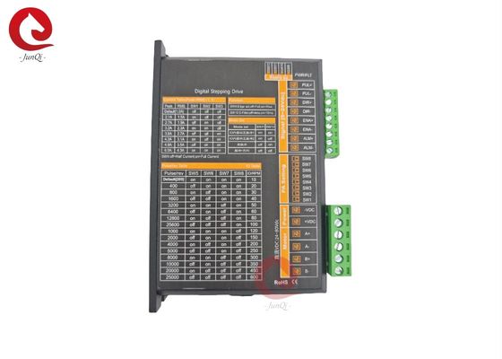 JQ6A 2-चरण स्टेपर मोटर ड्राइवर 24-80VDC 1-6A स्टेपर मोटर नियंत्रक Nema17 Nema 23 Nema34 के लिए