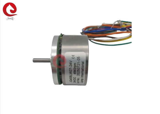 JUNQI JQ45BLW27 24V 4840rpm 130mN.m टॉर्क फ्लैट आउट रोटर BLDC मोटर