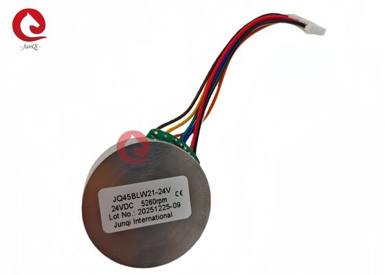 JUNQI 45BLW21 24VDC 6700RPM 84mN.M स्वचालित वाल्व सिस्टम के लिए टॉर्क