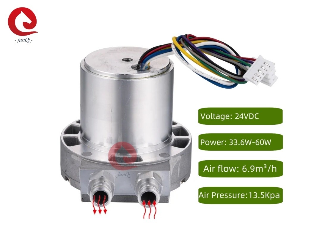 OWB9070-24V उच्च दबाव रिंग टर्बाइन एयर ब्लोअर 24v साइड चैनल ब्लोअर मेडिकल के लिए
